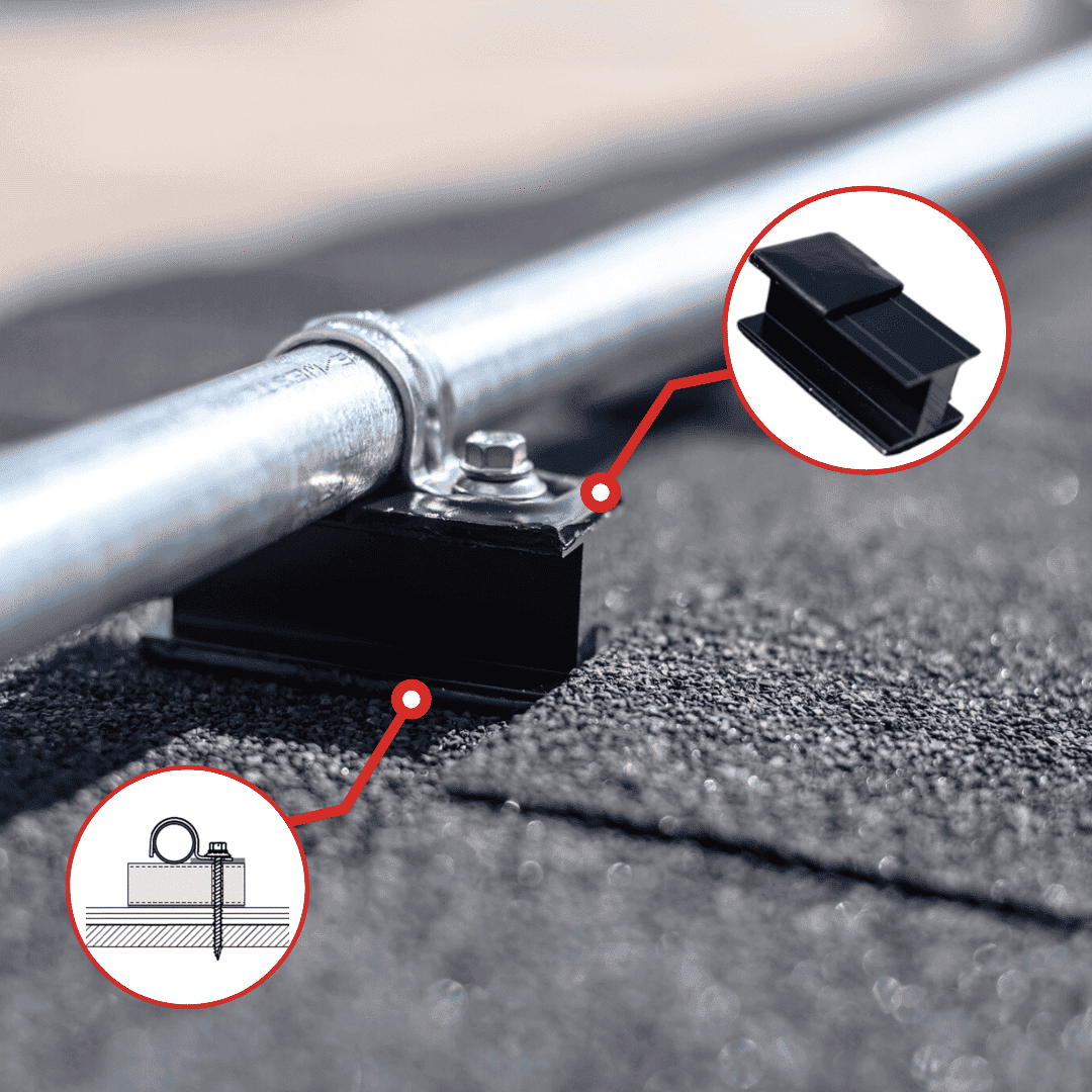 Conduit Riser Hut RT-CONDUIT MOUNT – Roof Tech Inc.