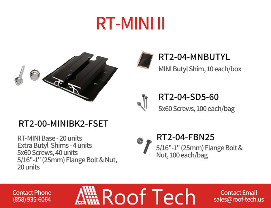 Solar PV mounting systems for every roof! – Roof Tech Inc.